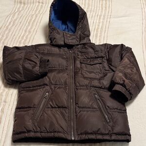 GAP Dark Brown Kids Puffer Jacket